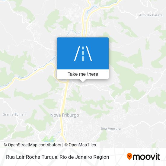 Rua Lair Rocha Turque map