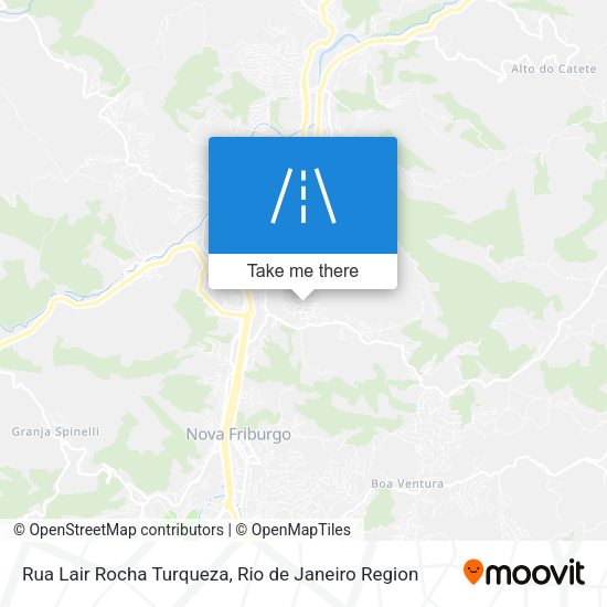 Rua Lair Rocha Turqueza map
