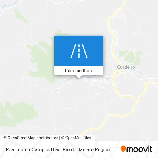Rua Leomir Campos Dias map