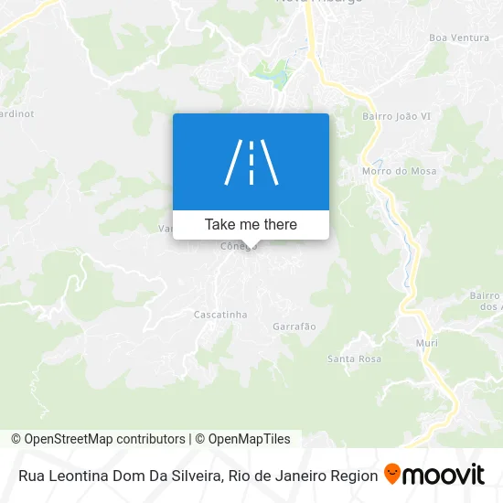Rua Leontina Dom Da Silveira map
