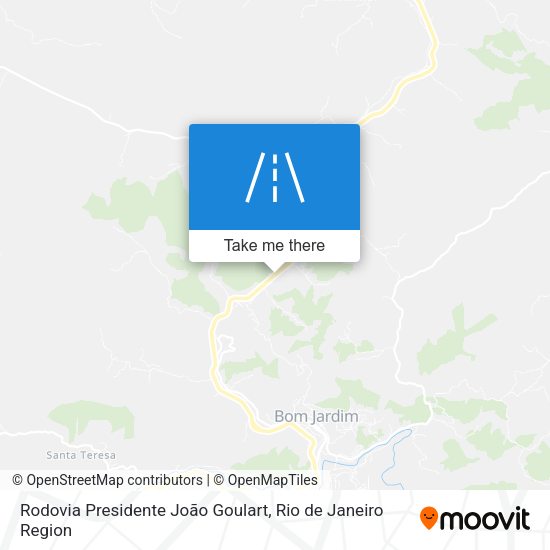 Rodovia Presidente João Goulart map