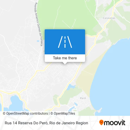 Rua 14 Reserva Do Peró map