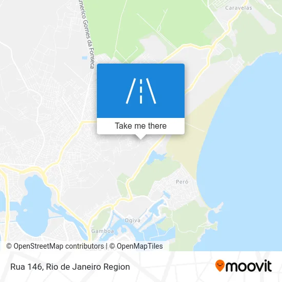 Rua 146 map