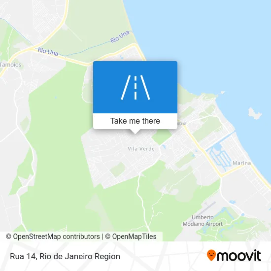 Rua 14 map