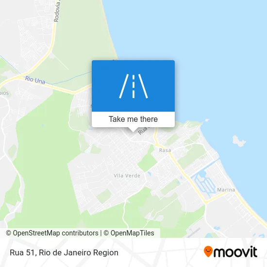 Rua 51 map