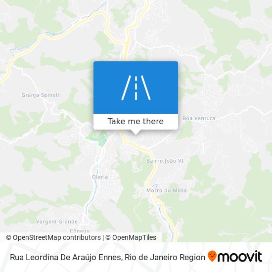 Rua Leordina De Araújo Ennes map