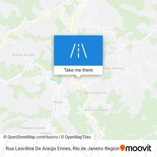 Rua Leordina De Araújo Ennes map
