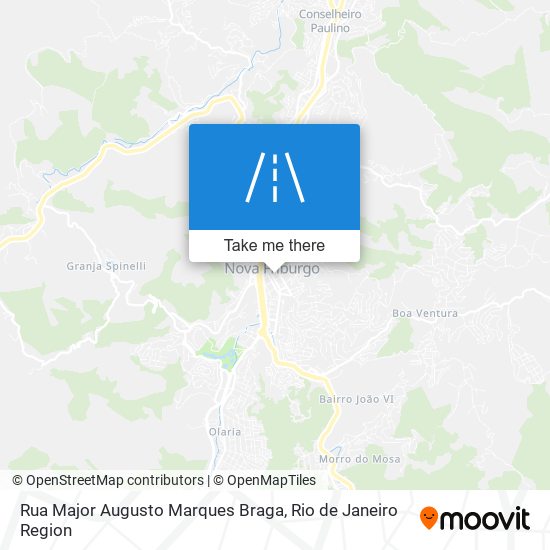 Rua Major Augusto Marques Braga map