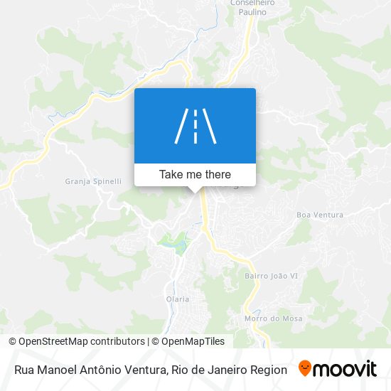 Mapa Rua Manoel Antônio Ventura