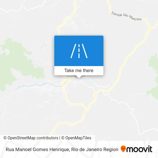 Rua Manoel Gomes Henrique map