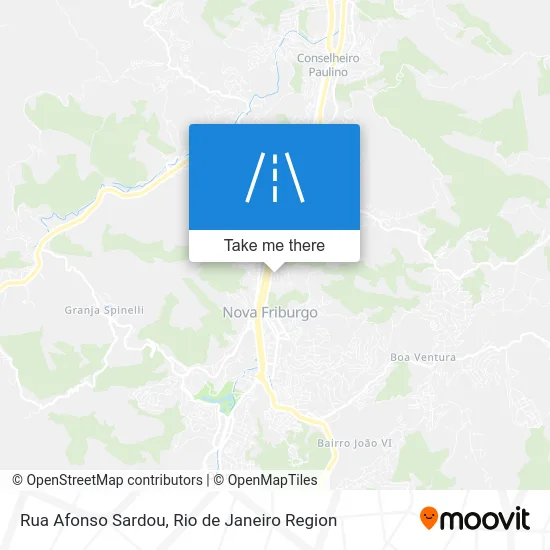 Rua Afonso Sardou map