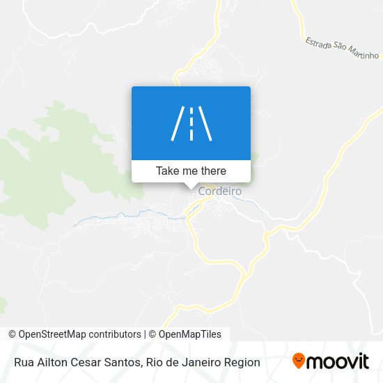 Rua Ailton Cesar Santos map