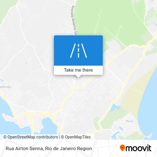 Rua Airton Senna map