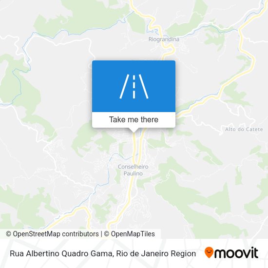 Rua Albertino Quadro Gama map