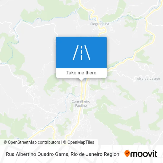 Rua Albertino Quadro Gama map