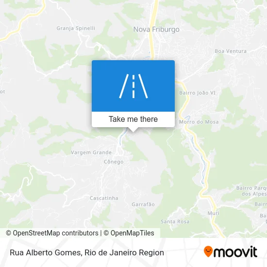 Rua Alberto Gomes map