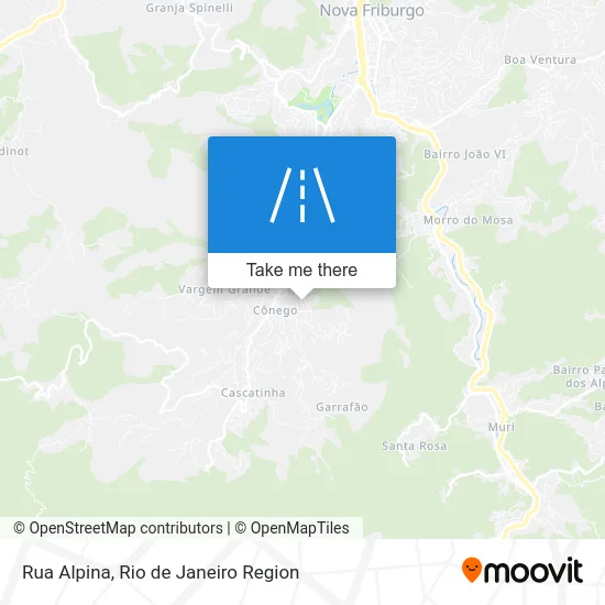 Rua Alpina map