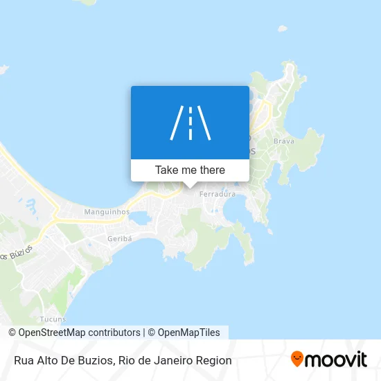 Rua Alto De Buzios map