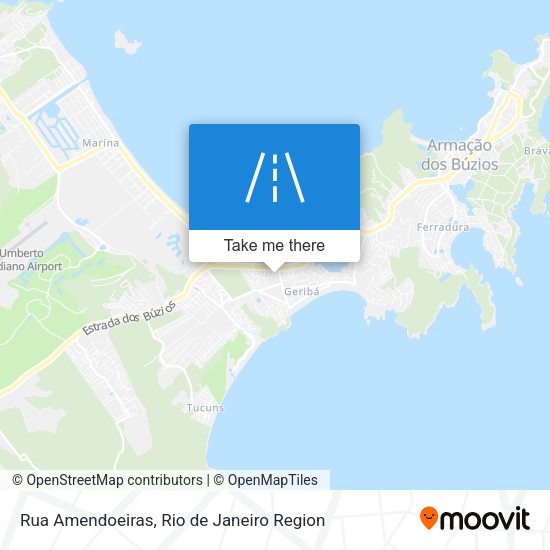 Rua Amendoeiras map