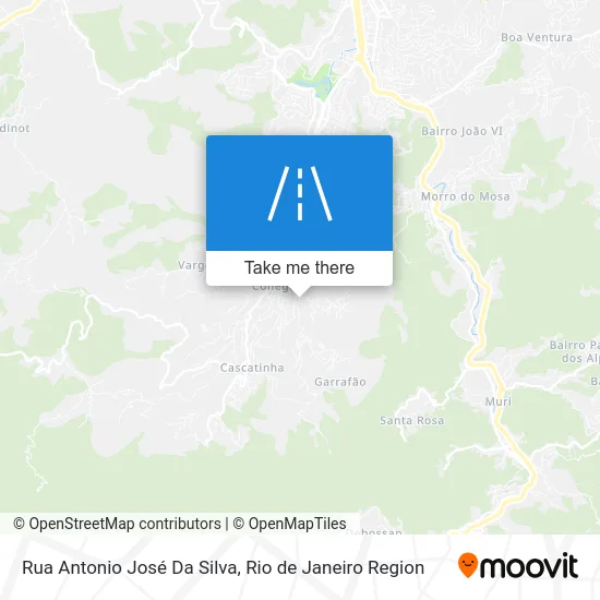 Rua Antonio José Da Silva map