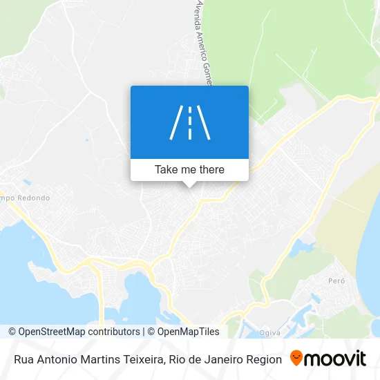 Rua Antonio Martins Teixeira map