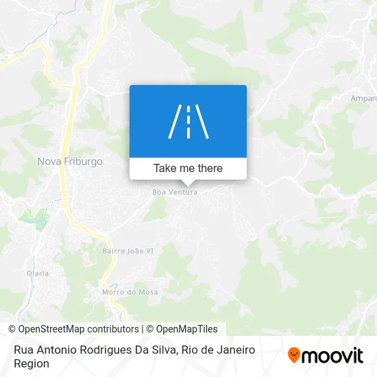 Rua Antonio Rodrigues Da Silva map
