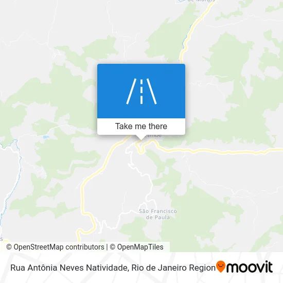 Rua Antônia Neves Natividade map