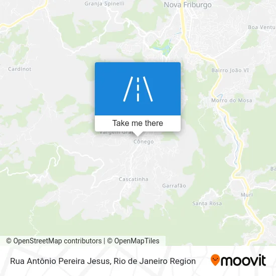 Rua Antônio Pereira Jesus map