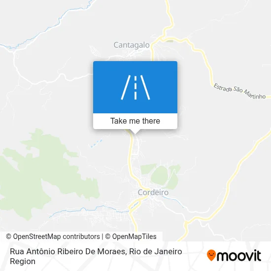 Rua Antônio Ribeiro De Moraes map