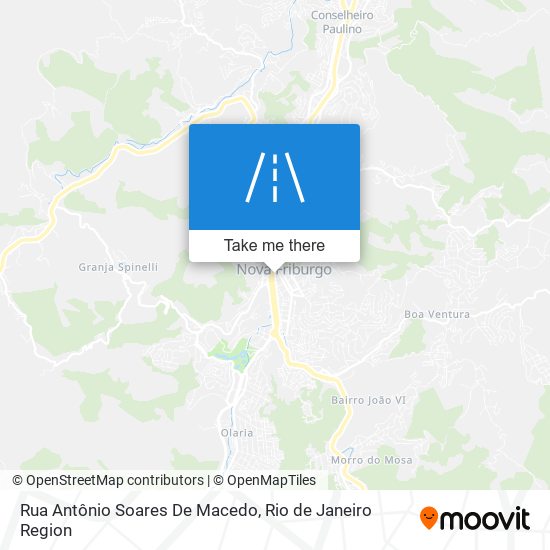 Mapa Rua Antônio Soares De Macedo