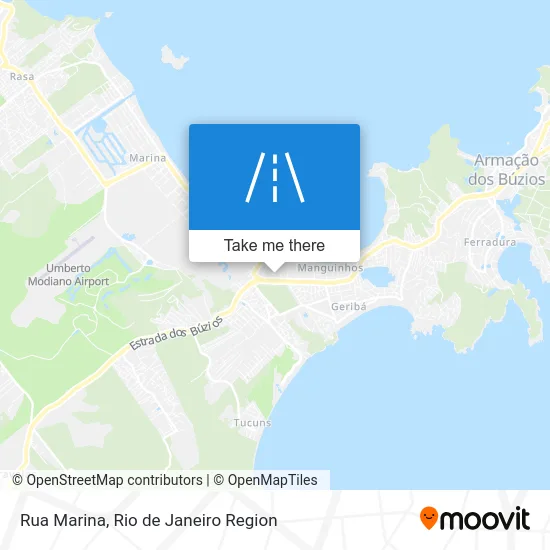 Rua Marina map