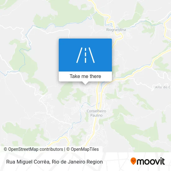 Rua Miguel Corrêa map