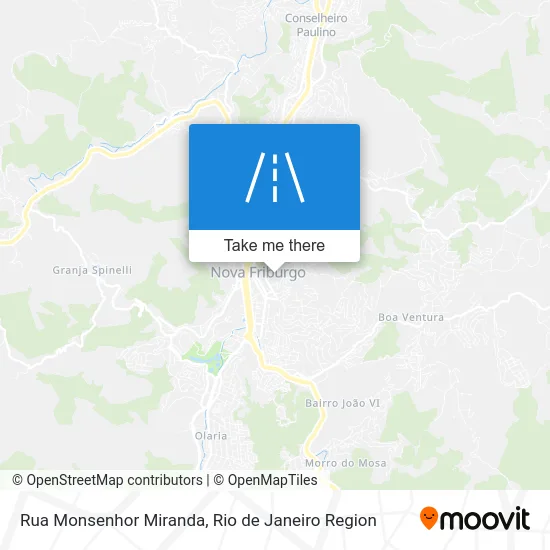 Rua Monsenhor Miranda map