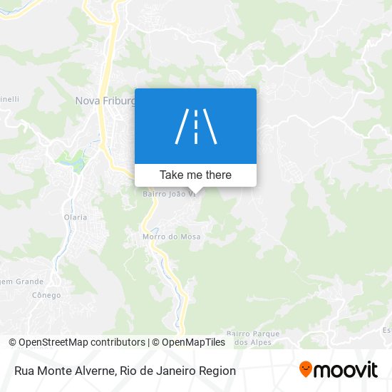 Rua Monte Alverne map