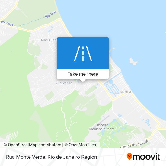Rua Monte Verde map