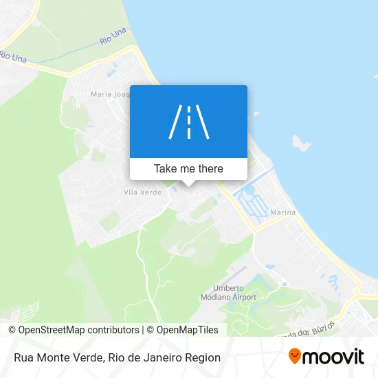 Rua Monte Verde map
