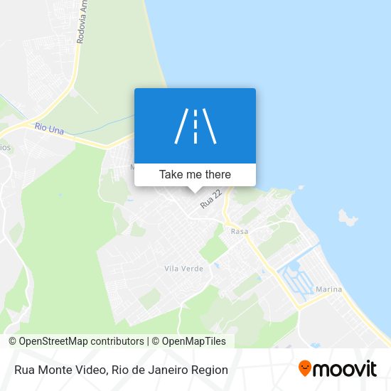 Rua Monte Video map