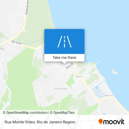 Rua Monte Video map