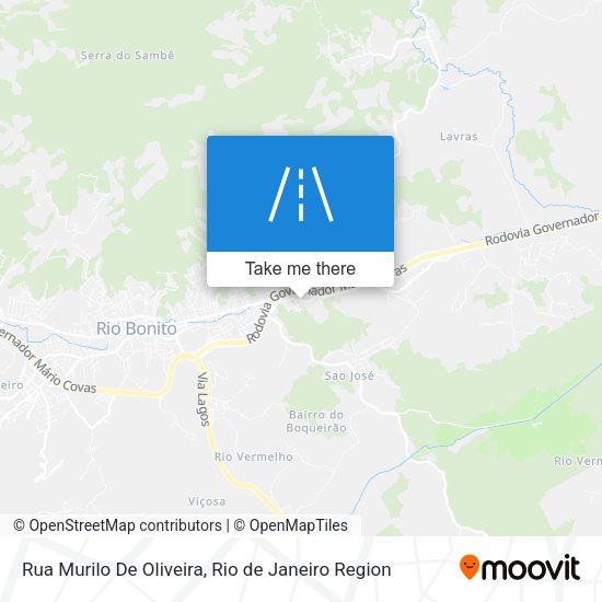 Rua Murilo De Oliveira map