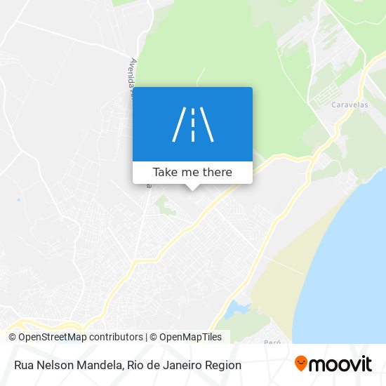 Mapa Rua Nelson Mandela