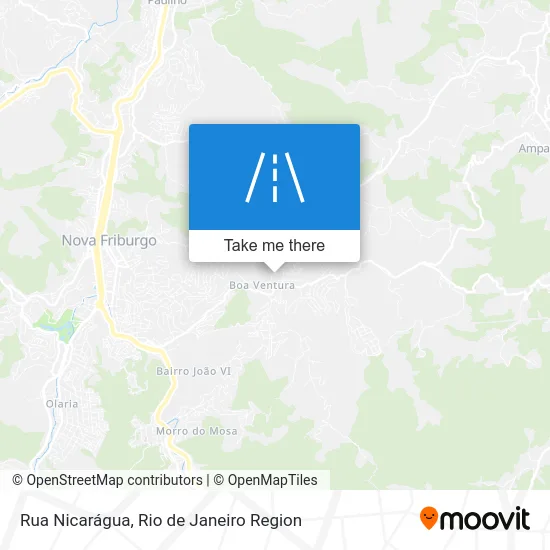 Rua Nicarágua map