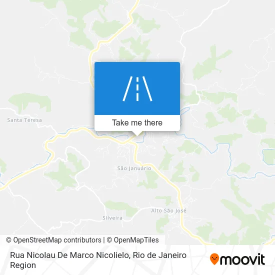 Rua Nicolau De Marco Nicolielo map