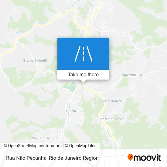 Rua Nilo Peçanha map