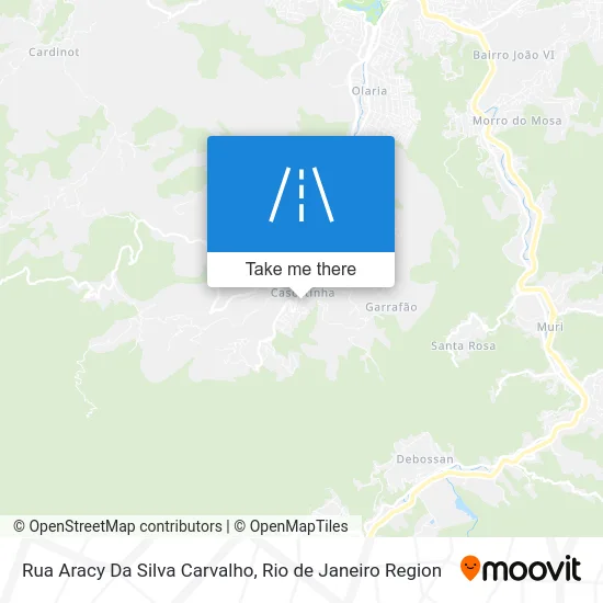 Rua Aracy Da Silva Carvalho map