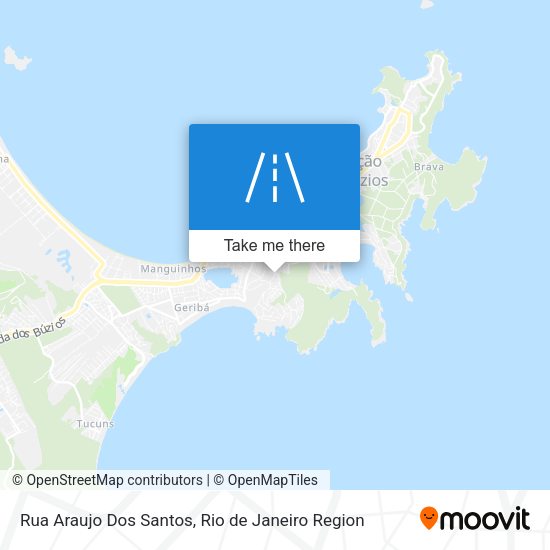 Rua Araujo Dos Santos map