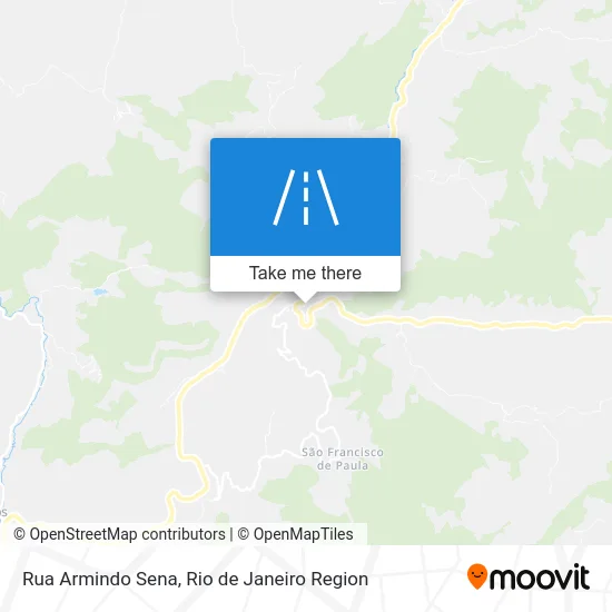 Rua Armindo Sena map