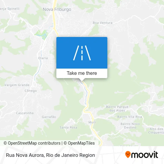 Rua Nova Aurora map