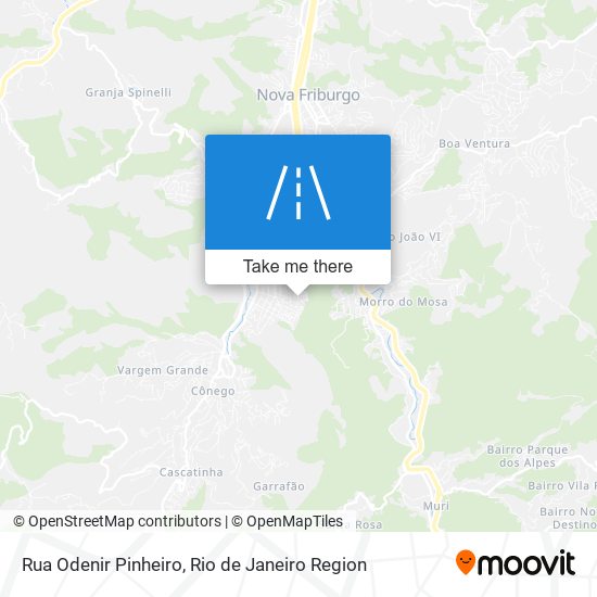 Mapa Rua Odenir Pinheiro