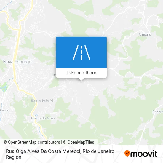 Rua Olga Alves Da Costa Merecci map