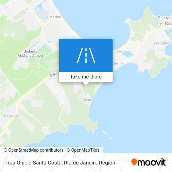 Rua Onicia Santa Costa map